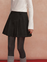 Vintage Wool Pleated Skirt