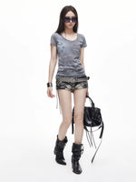 Contrast Graphic T-Shirt