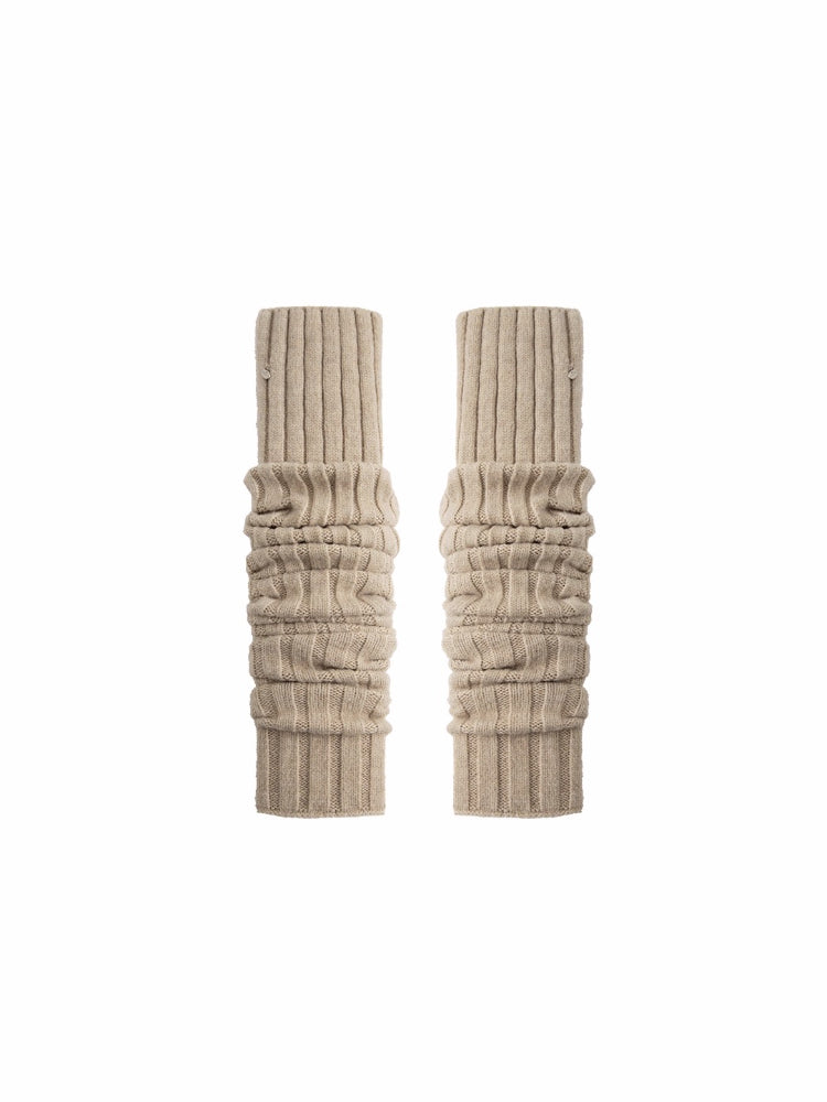 Over-the-Knee Wool Blend Ribbed Warm Leg Socks
