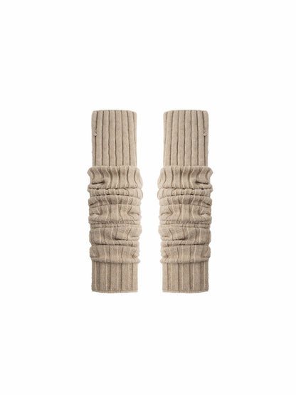 Over-the-Knee Wool Blend Ribbed Warm Leg Socks