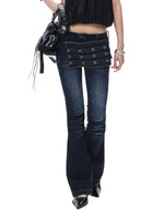 Low Rise Flare Jeans