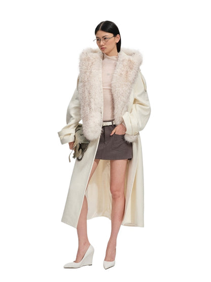 Classic Vicuna Wool-Blend Coat