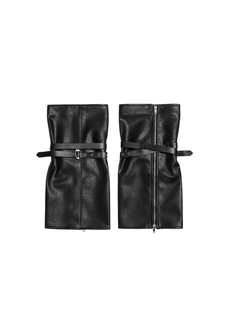 Leather Leg Warmers