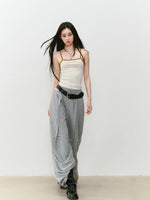 Color-Block Letter Print Camisole