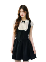 Black Doll Collar Dress