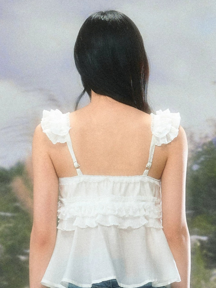 Square-Neck Babydoll Top