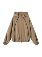 Lace Patchwork Hooded Jacket
