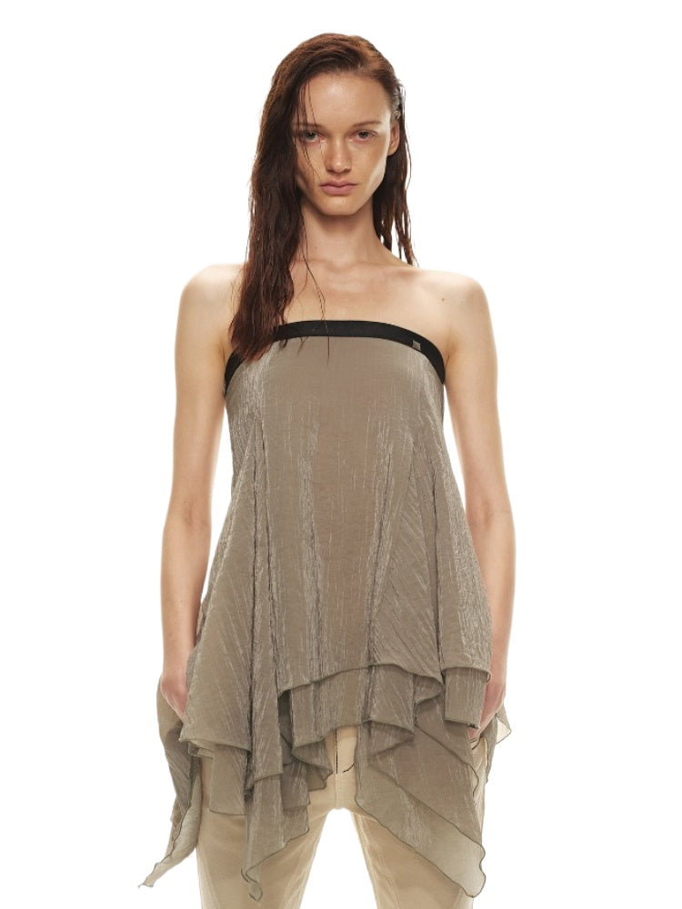 Acetate Shimmer Convertible Skirt