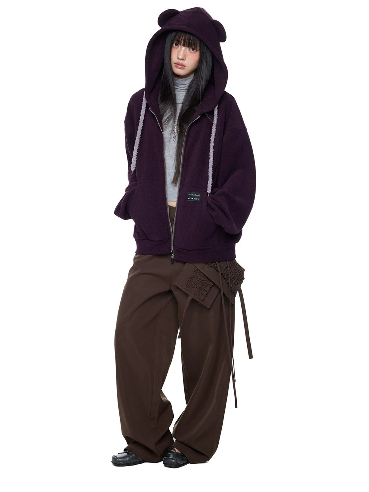 Bear Ear Hoodie Jacket