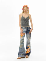 Two-Layer Colorblock Tie-Strap Vest Set