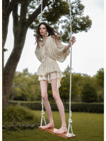 Romantic Ruffle Sleeve Dress