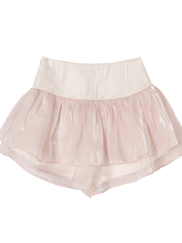 Pink Bow Tie Shirt  &amp; Skort Set