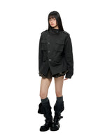Vintage Utility Stand Collar Jacket