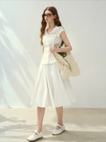 "Island Poetry" Sailor Collar Shirt Set