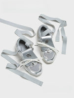 Silver Ballet Mary Jane Sneakers