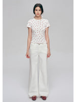 Washed Wide Leg Jeans