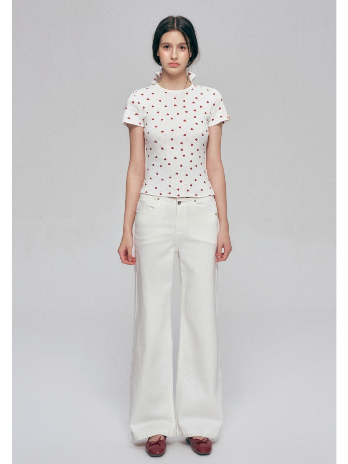 Washed Wide Leg Jeans