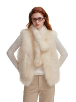 Fox Fur Vest & Scarf Set