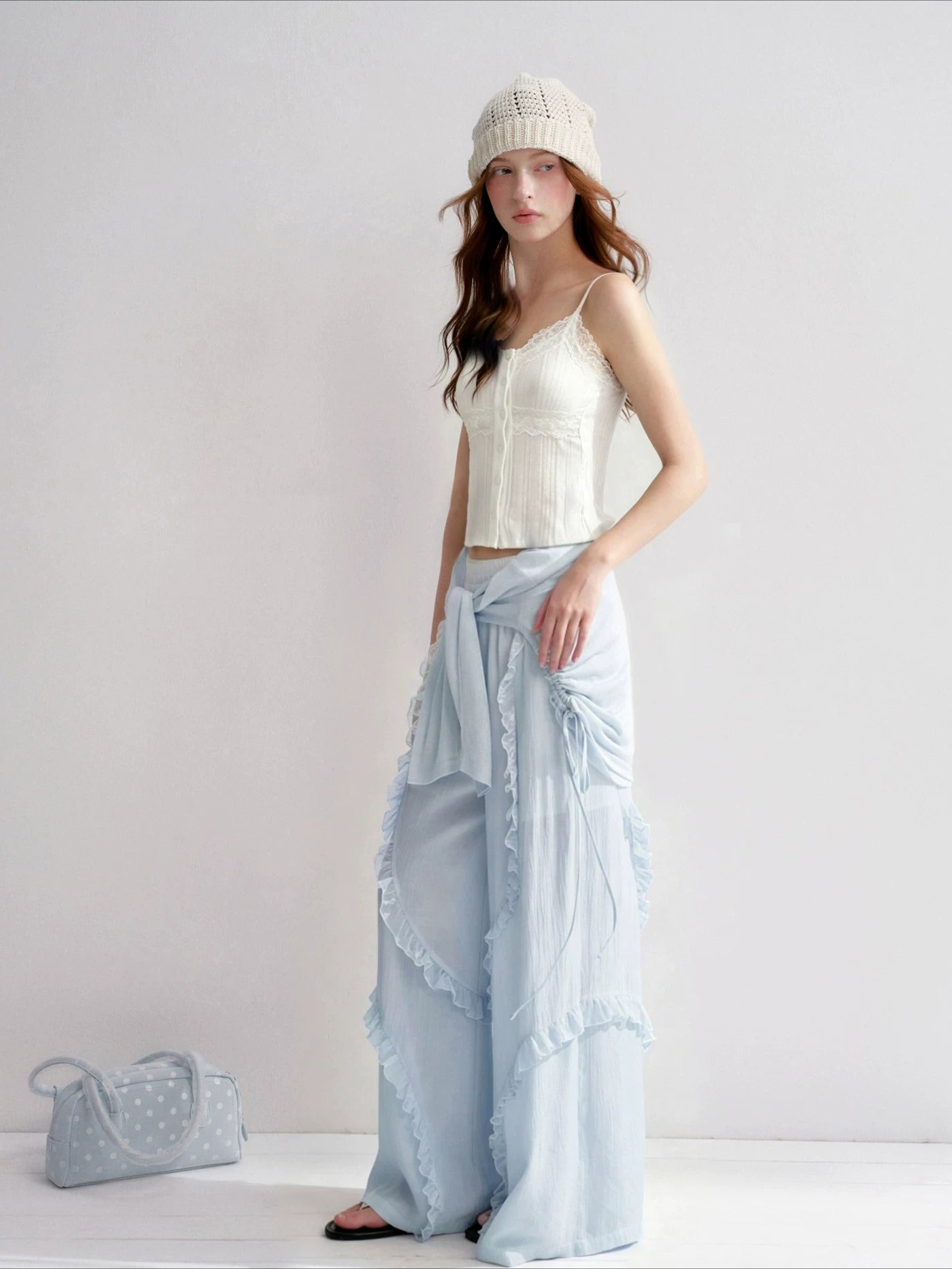 Lace Wide Leg Pants