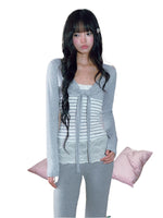 Stripe Lace Set