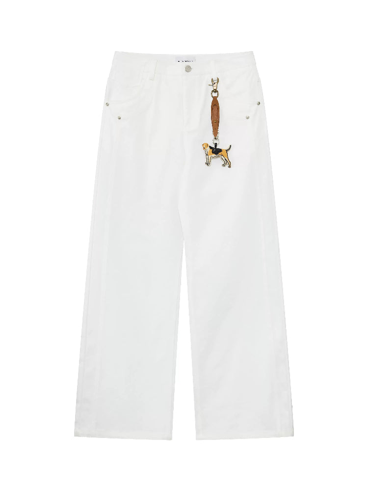 Puppy Charm Straight Pants