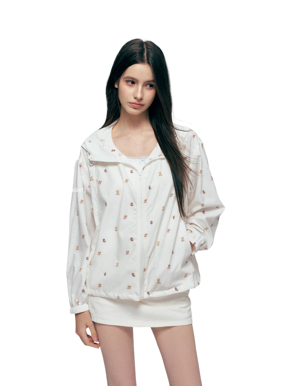 Bear Print Sun Jacket