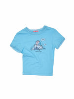 Snoopy Lace Trim Printed T-shirt