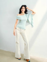 Asymmetric Off-Shoulder Top