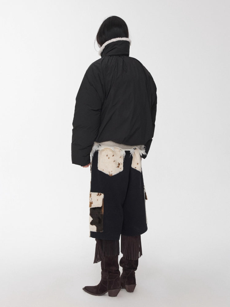 Belted Cocoon Down Jacket