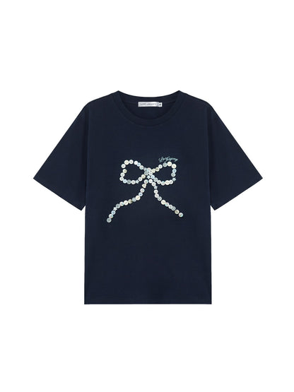 Bow Embroidery T-shirt