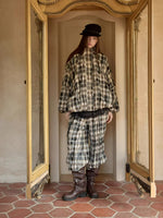 Plaid Crinkle Cargo Pants