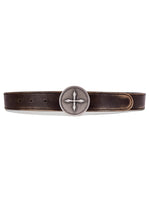 Compass Handcraft Leather Belt