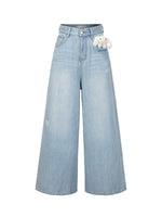 Low-Rise Wide-Leg Jeans