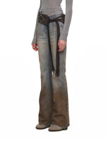 Vintage Gradient Mud Dyed Jeans