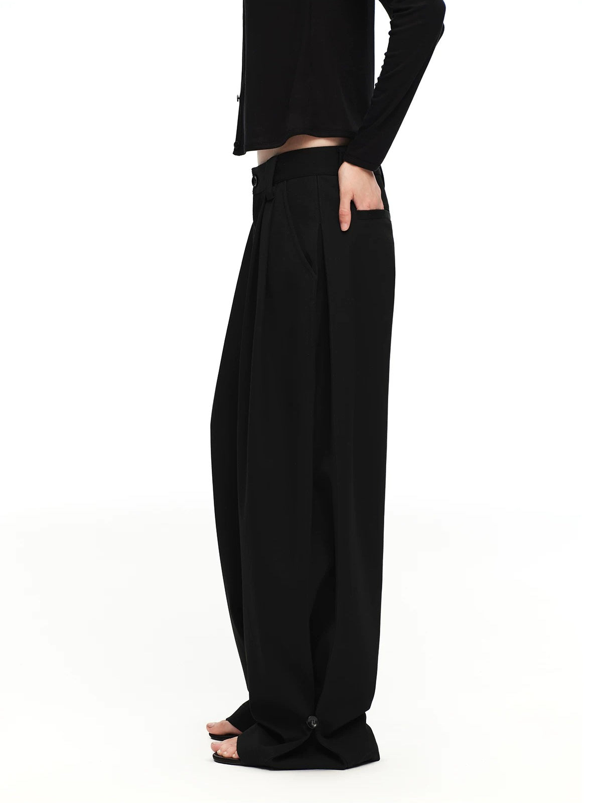 Double Pleated Pants