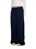 Plaid Waist Sweatpants
