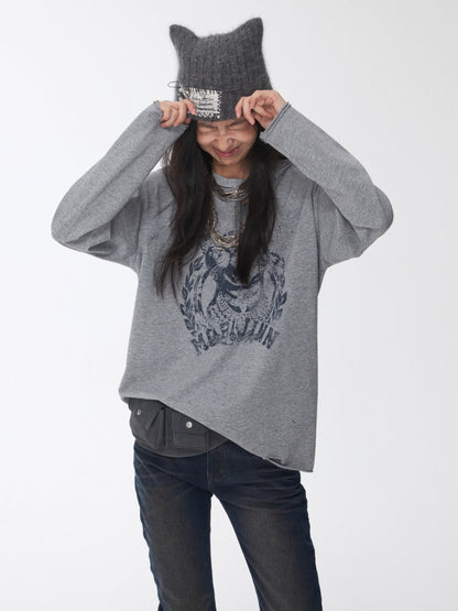 Knitted Cat-Ear Beanie with Hand-Stitched Label