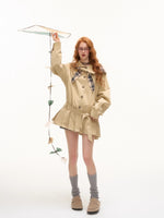 Bunny Hood Trench Coat