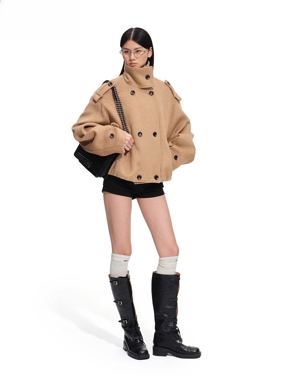 Black Sand Stretch Denim Shorts