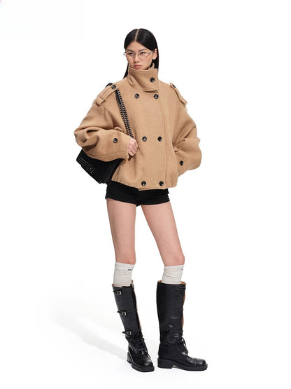 Black Sand Stretch Denim Shorts