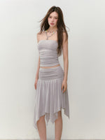Star Beaded Ruffled Bandeau & Skirt Set