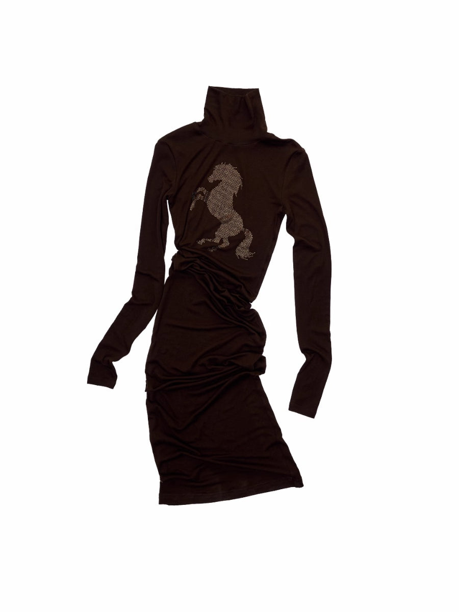 Crystal-Embellished Turtleneck