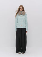 Chunky Cable Knit Bow Cardigan