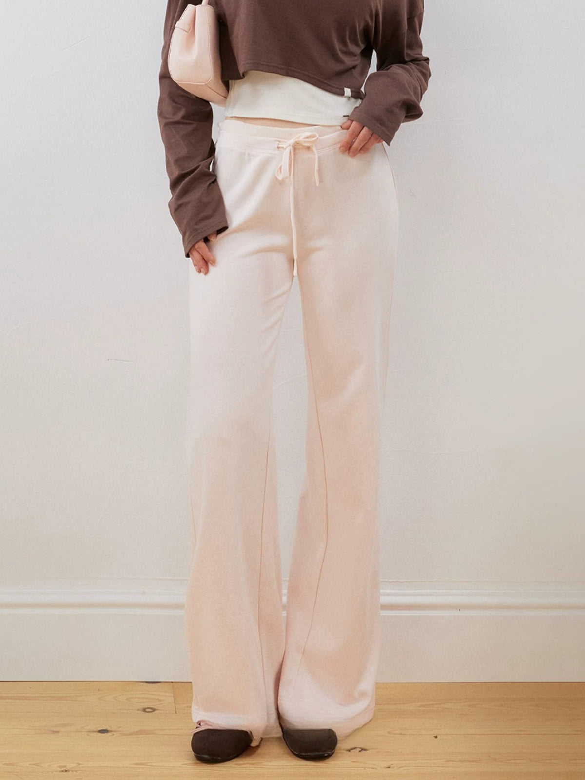 Double Waist Straight Sweatpants