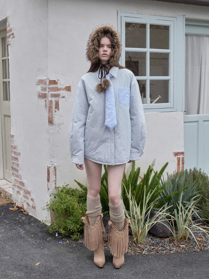 Over-the-Knee Wool Blend Ribbed Warm Leg Socks
