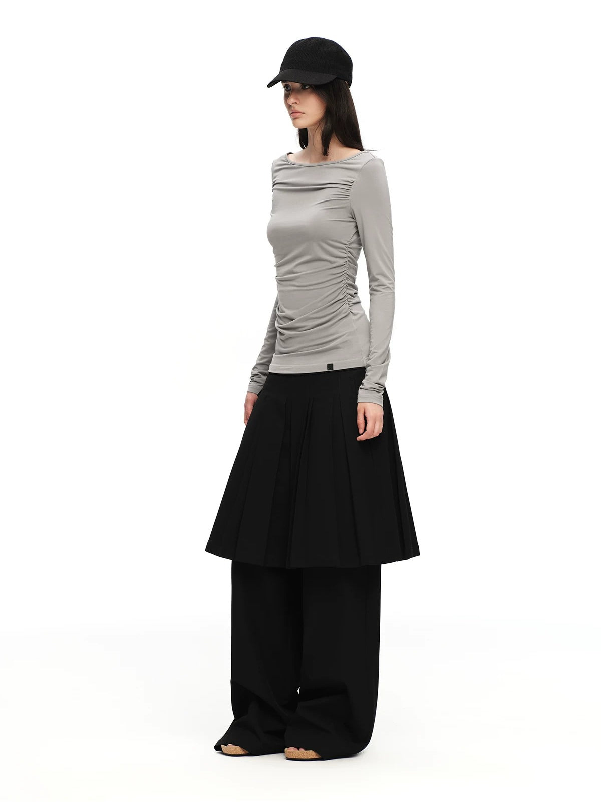 Modal Ruched T-Shirt