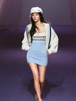 Fair Isle Knit Dress Set