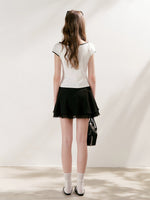 Bow Tie Cutout Tee