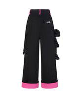 White & Black Bear Cargo Pants