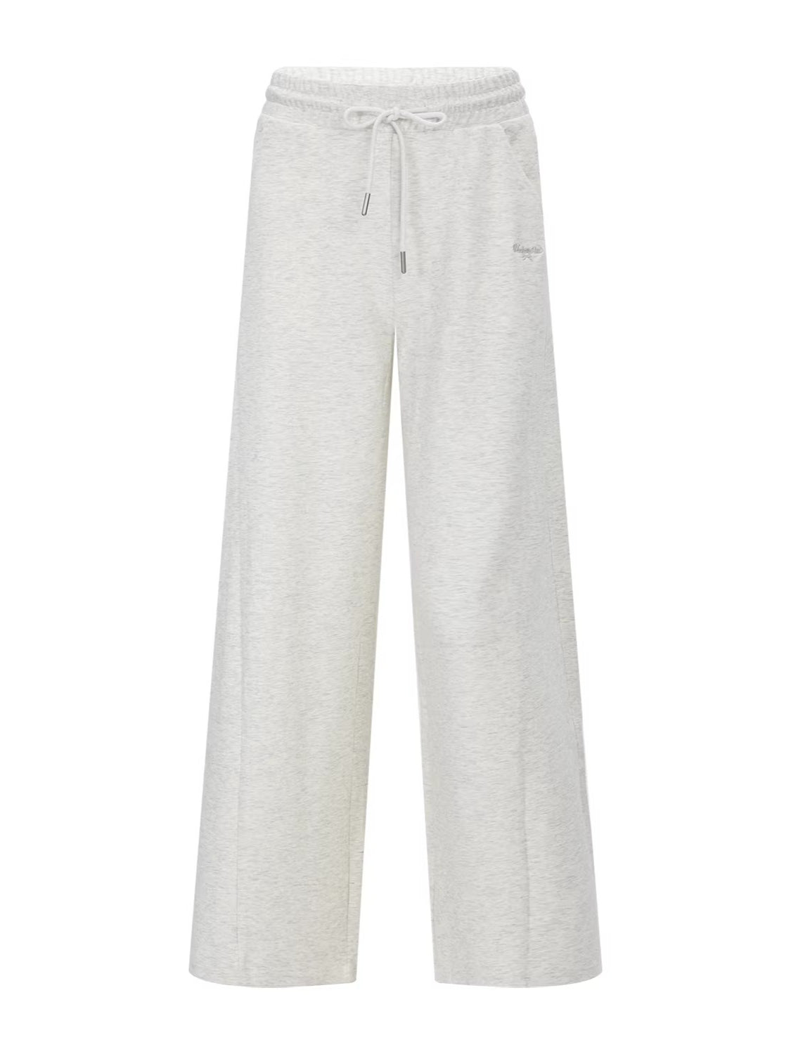 Gray Off-Shoulder Sweatshirt Set